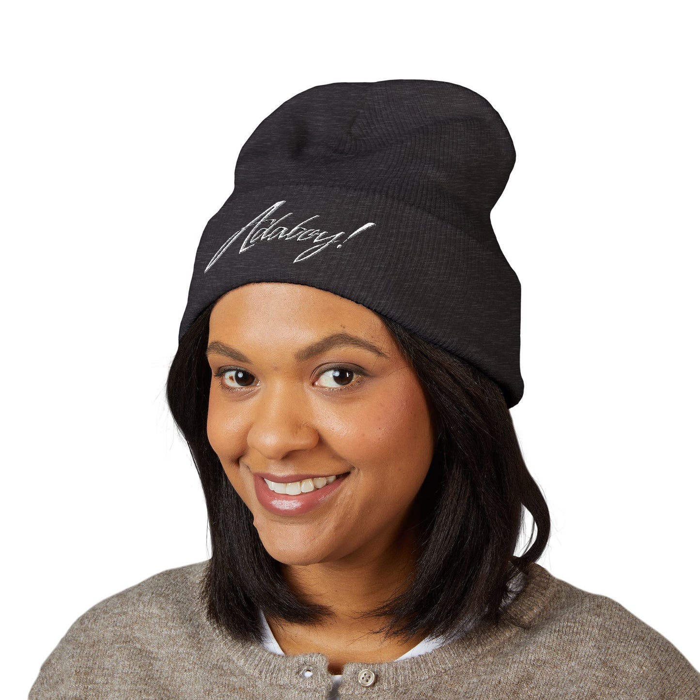 ADABOY! Embroidered Classic Cuffed Beanie