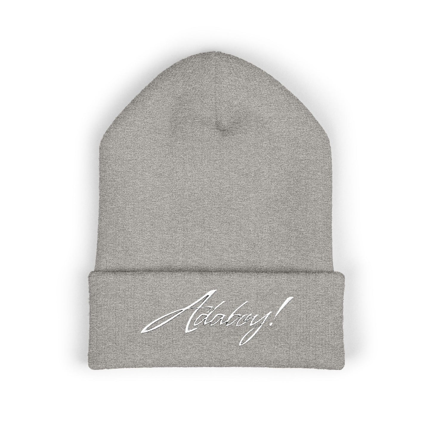 ADABOY! Embroidered Classic Cuffed Beanie