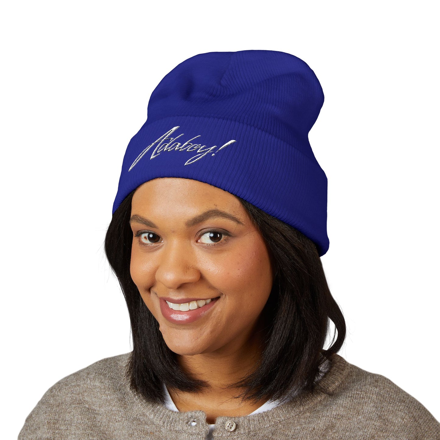 ADABOY! Embroidered Classic Cuffed Beanie
