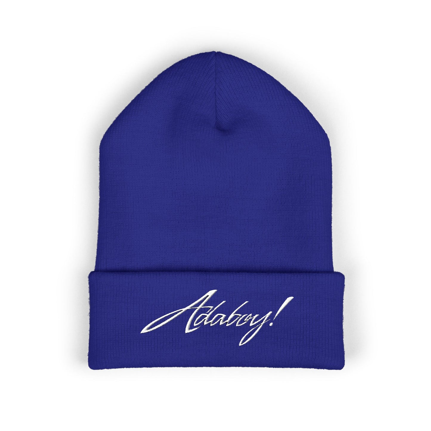 ADABOY! Embroidered Classic Cuffed Beanie