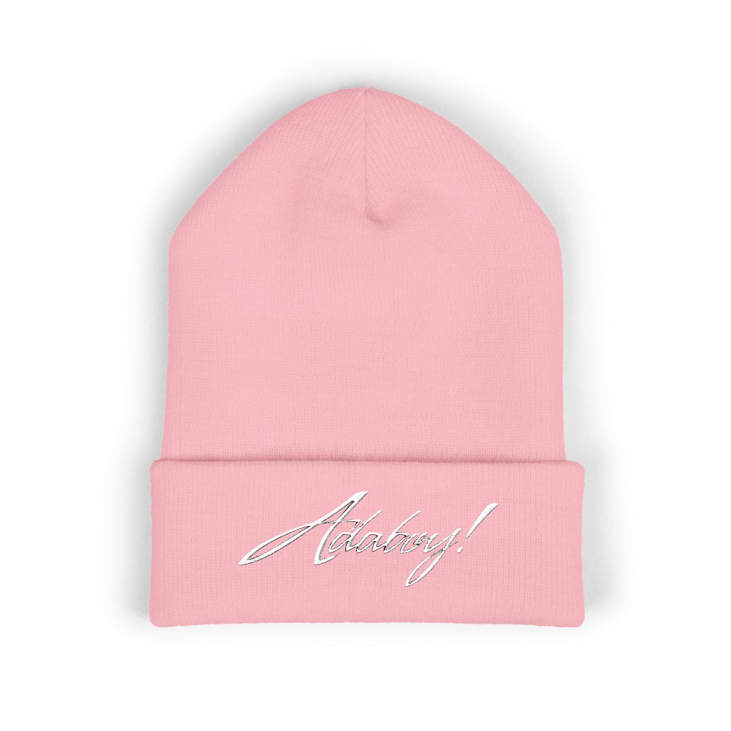 ADABOY! Embroidered Classic Cuffed Beanie