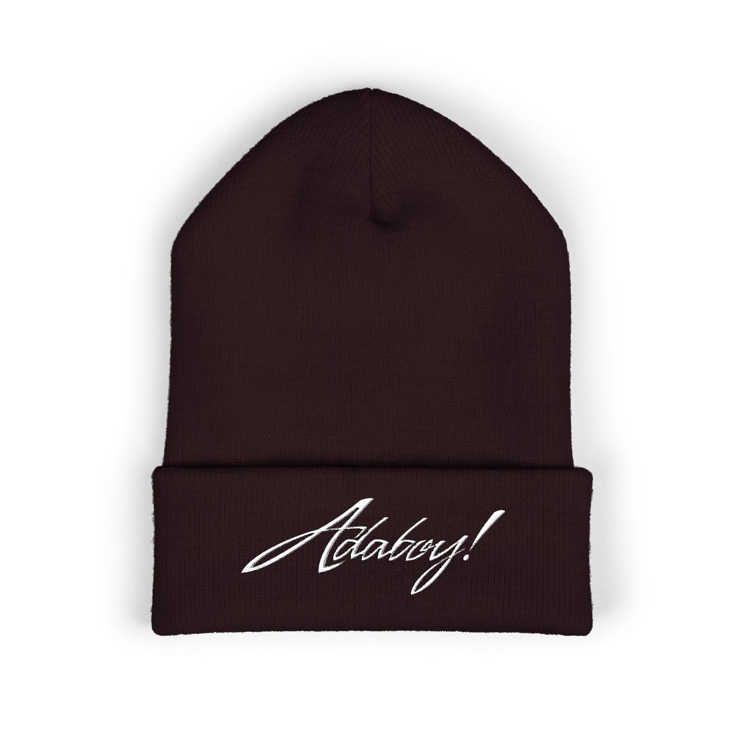 ADABOY! Embroidered Classic Cuffed Beanie