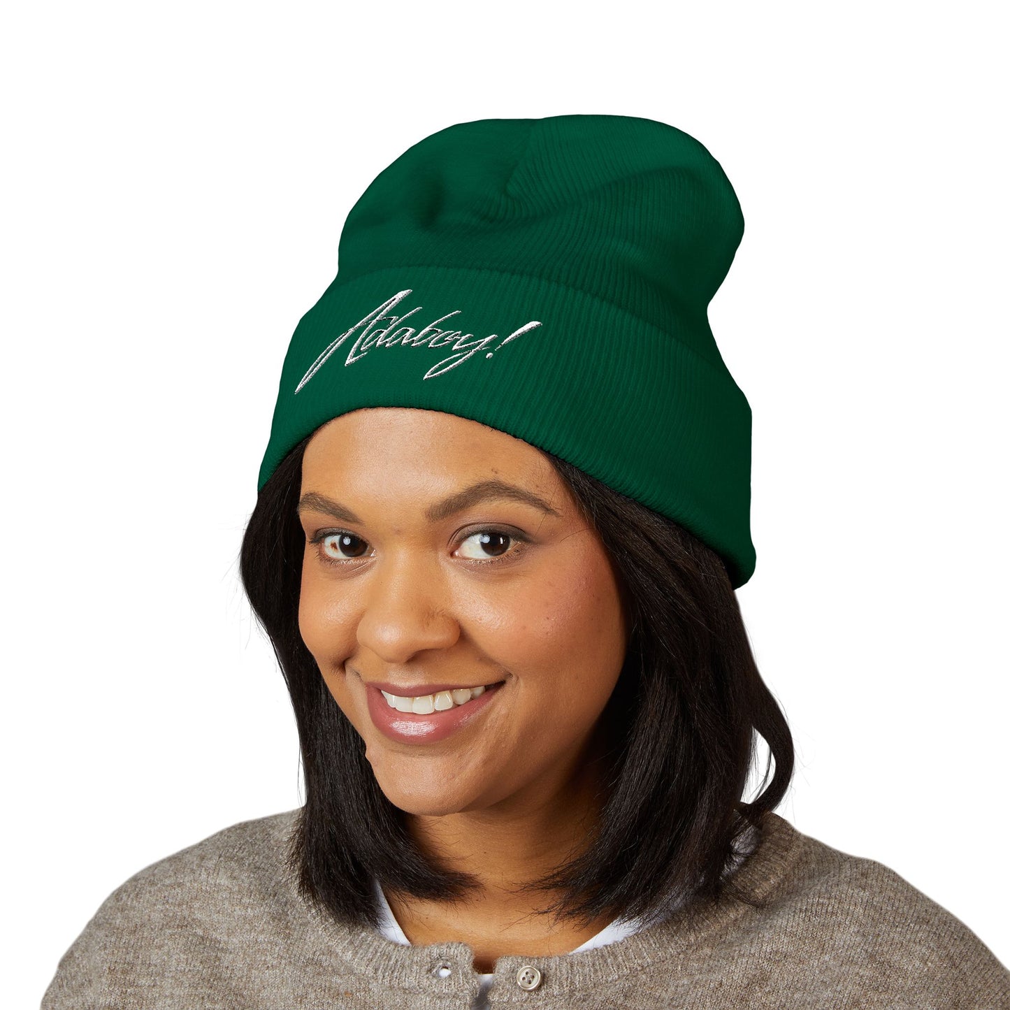 ADABOY! Embroidered Classic Cuffed Beanie