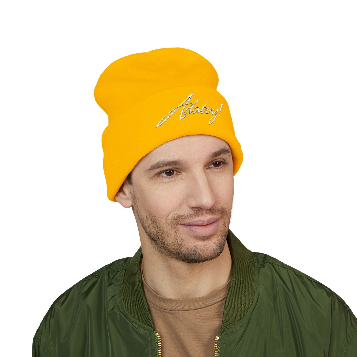ADABOY! Embroidered Classic Cuffed Beanie