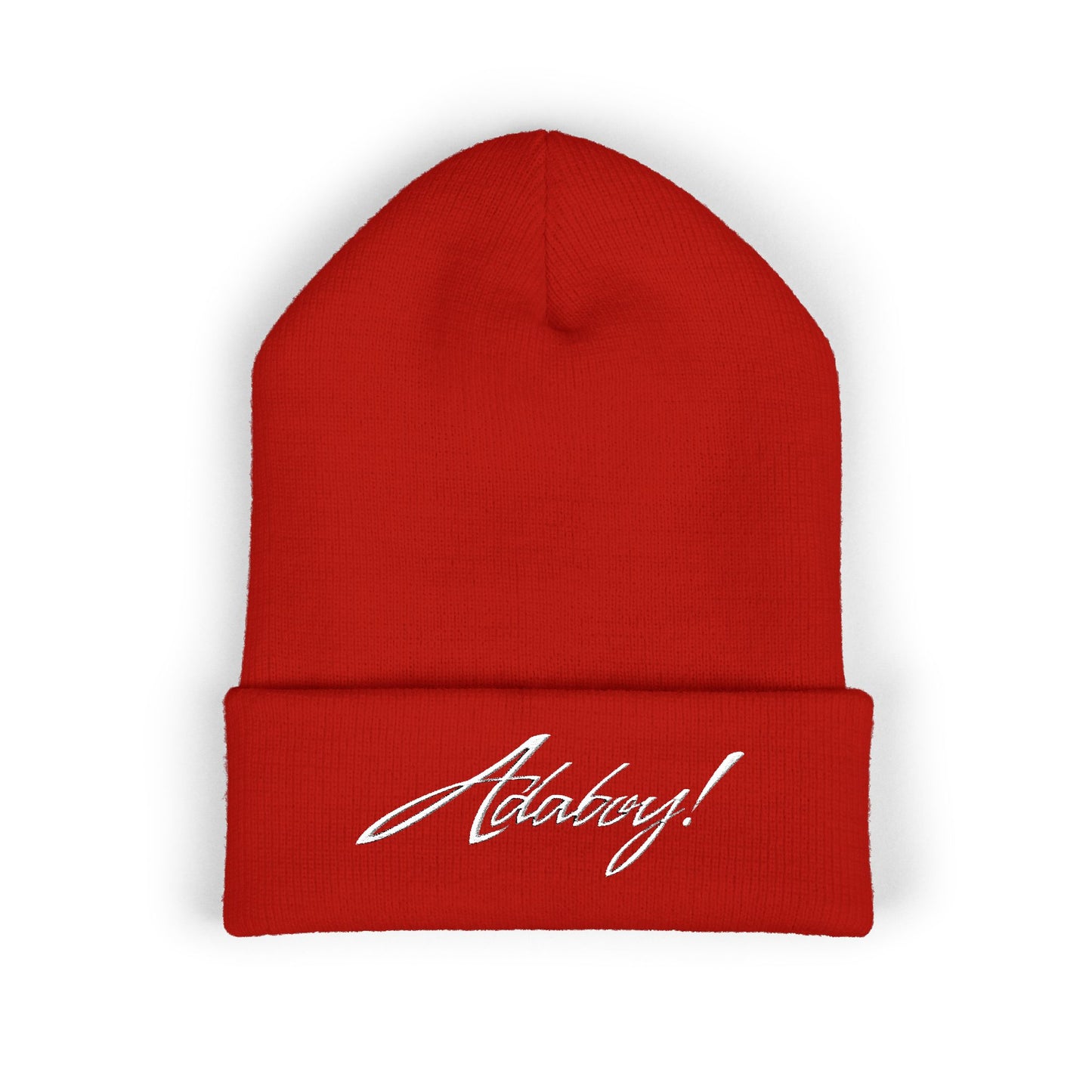 ADABOY! Embroidered Classic Cuffed Beanie