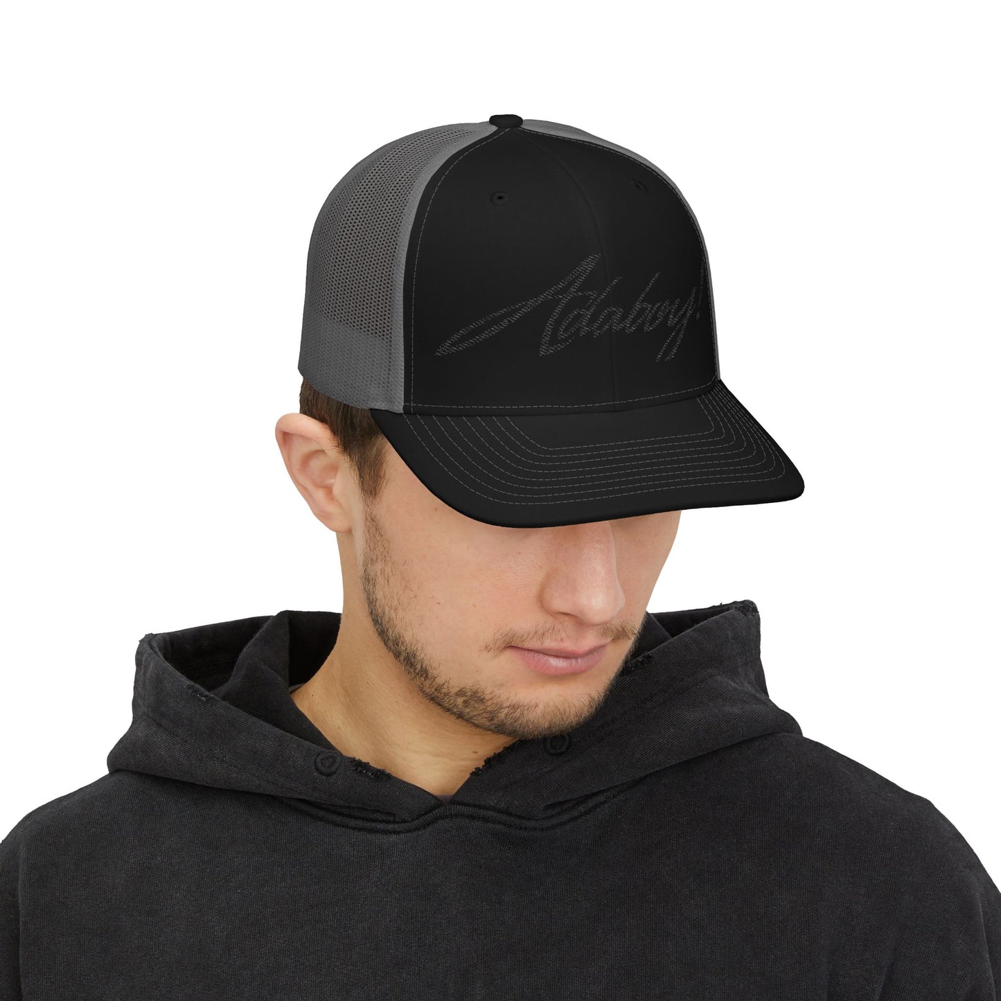 Stylish Snapback Trucker Cap with Embroidery, Trendy Hat, Gift for Him, Outdoor Accessory, Summer Fashion, Casual Wear
