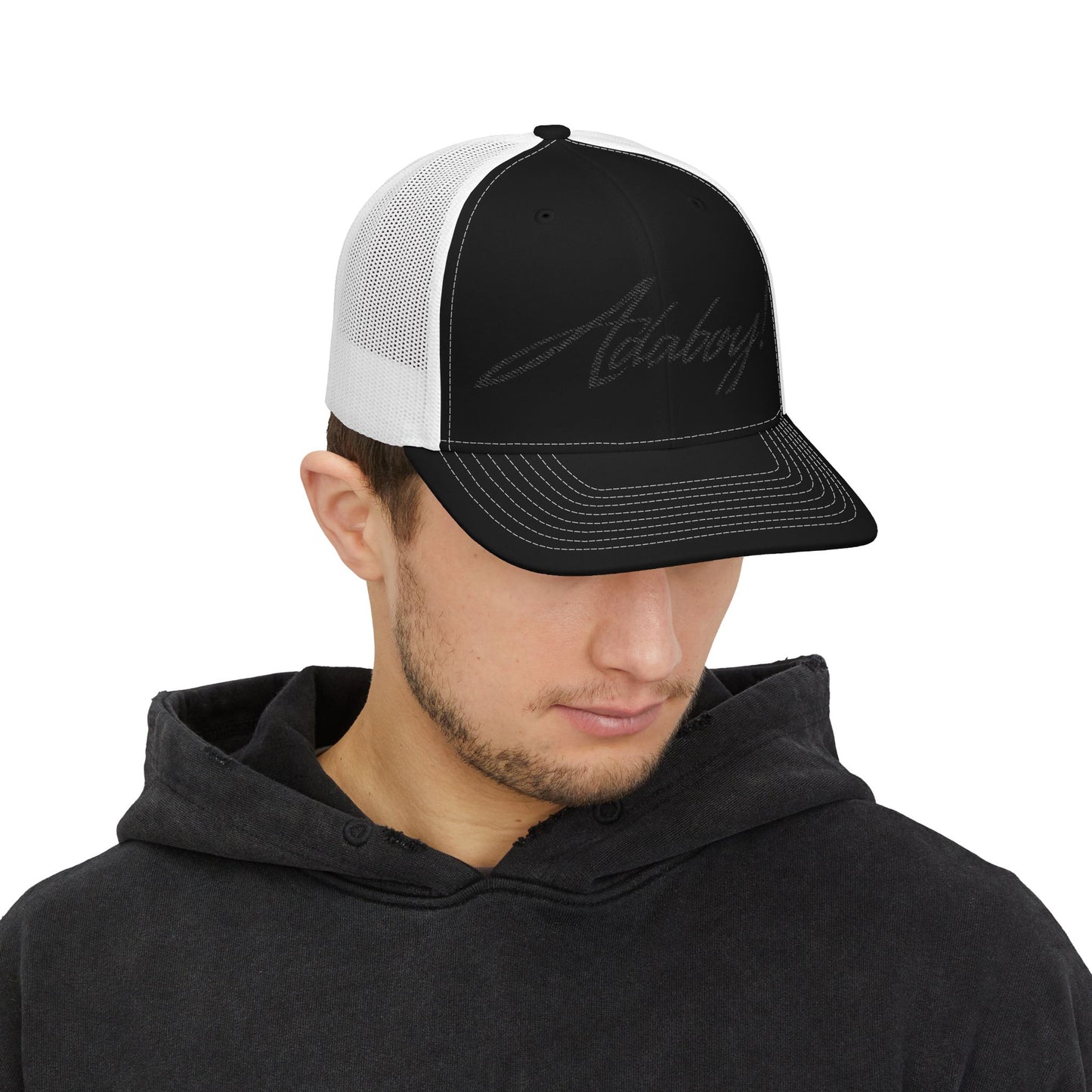 Stylish Snapback Trucker Cap with Embroidery, Trendy Hat, Gift for Him, Outdoor Accessory, Summer Fashion, Casual Wear