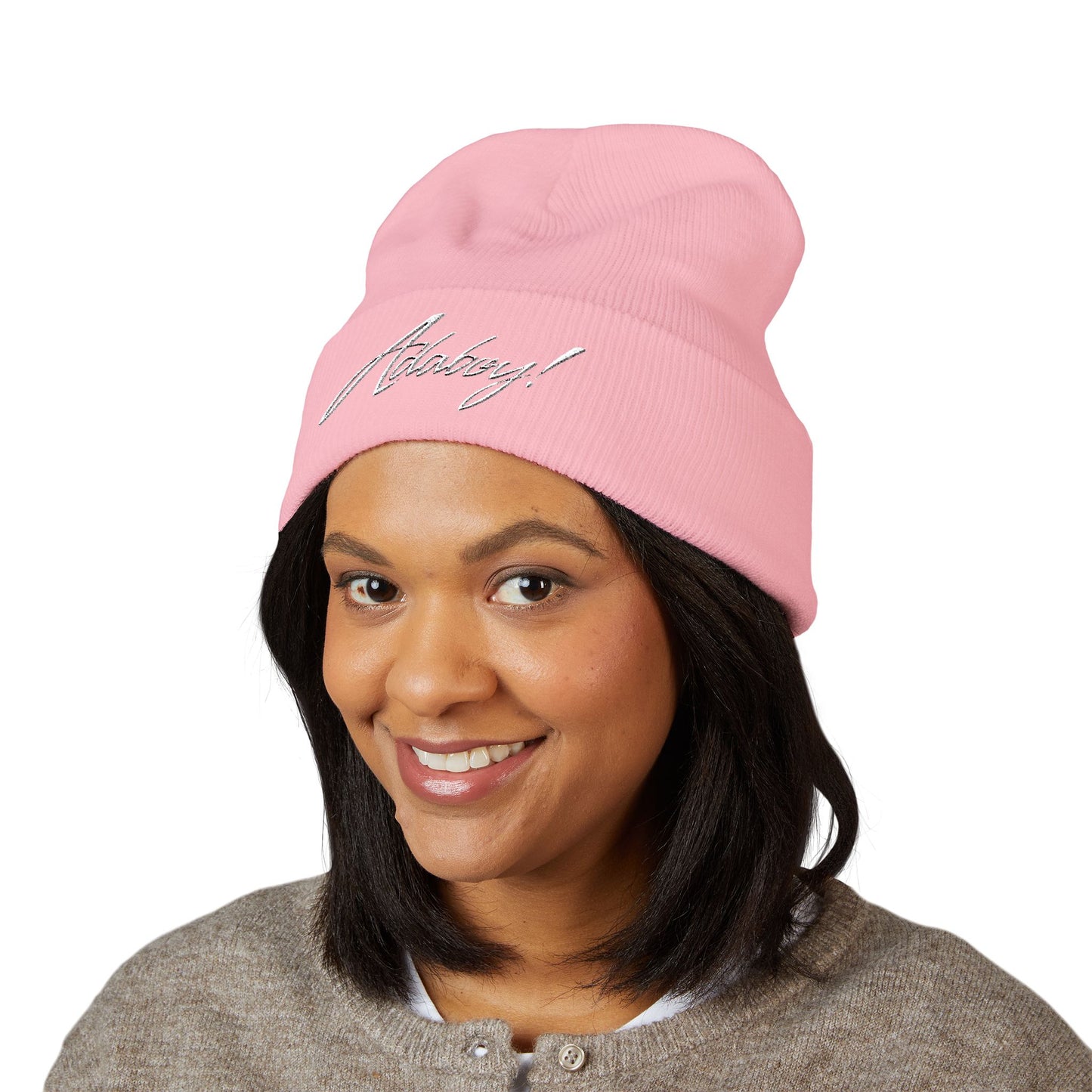 ADABOY! Embroidered Classic Cuffed Beanie