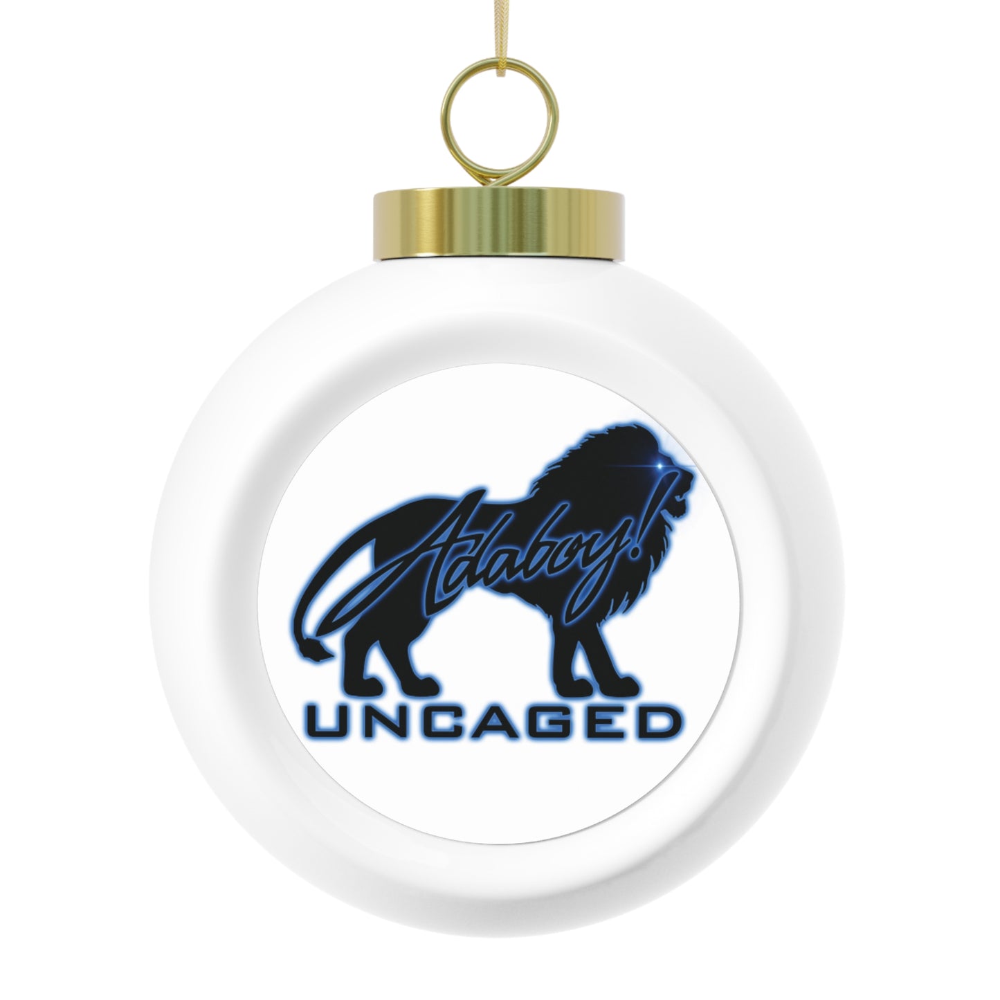 UNCAGED Christmas Ornament — 'Uncaged' Decorative Holiday Ball