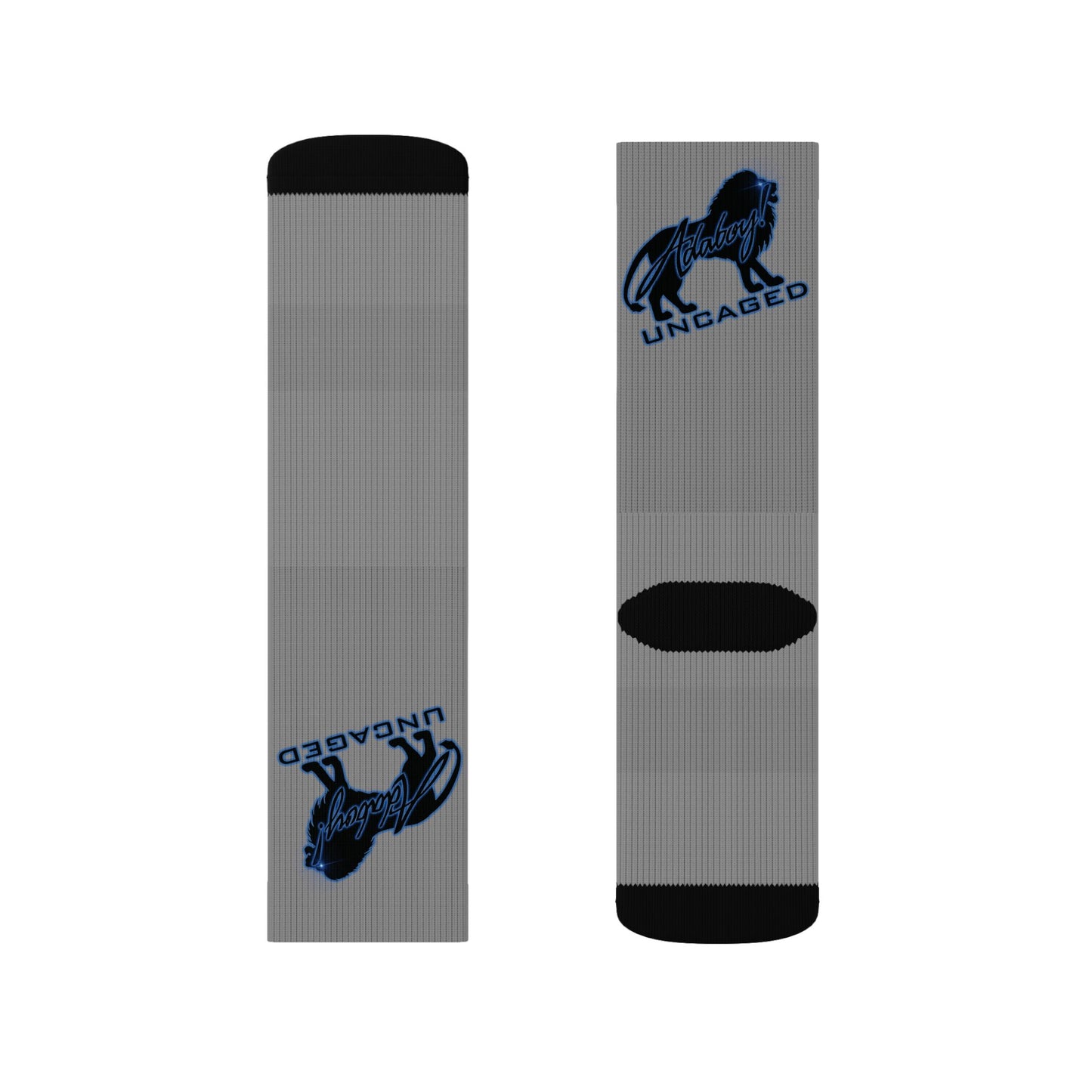 UNCAGED - ADABOY! Graphic Crew Socks