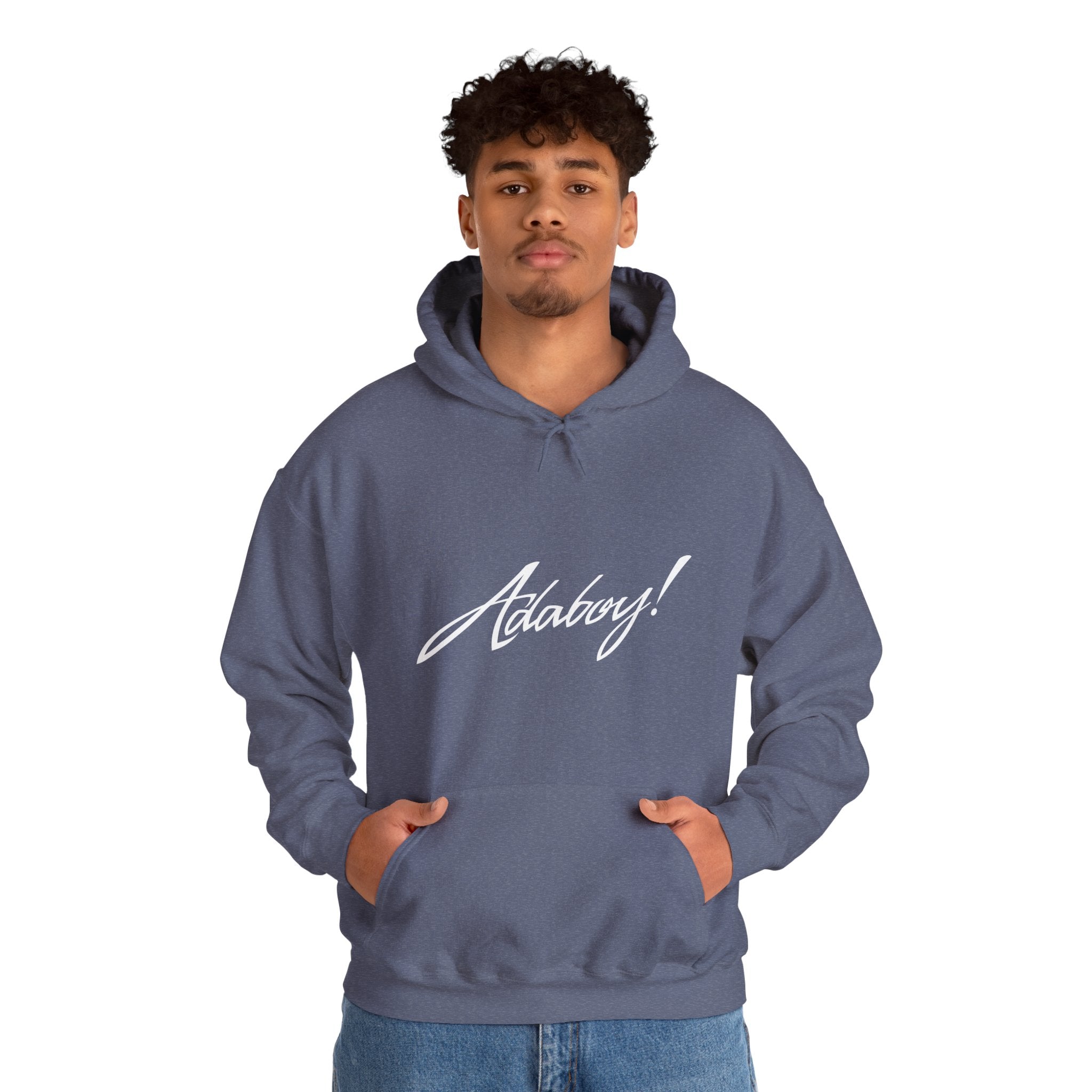 ももHOWDY back print sweat.(navy) Kinky Loose Fit Printed Hoodie | RADPRESENT