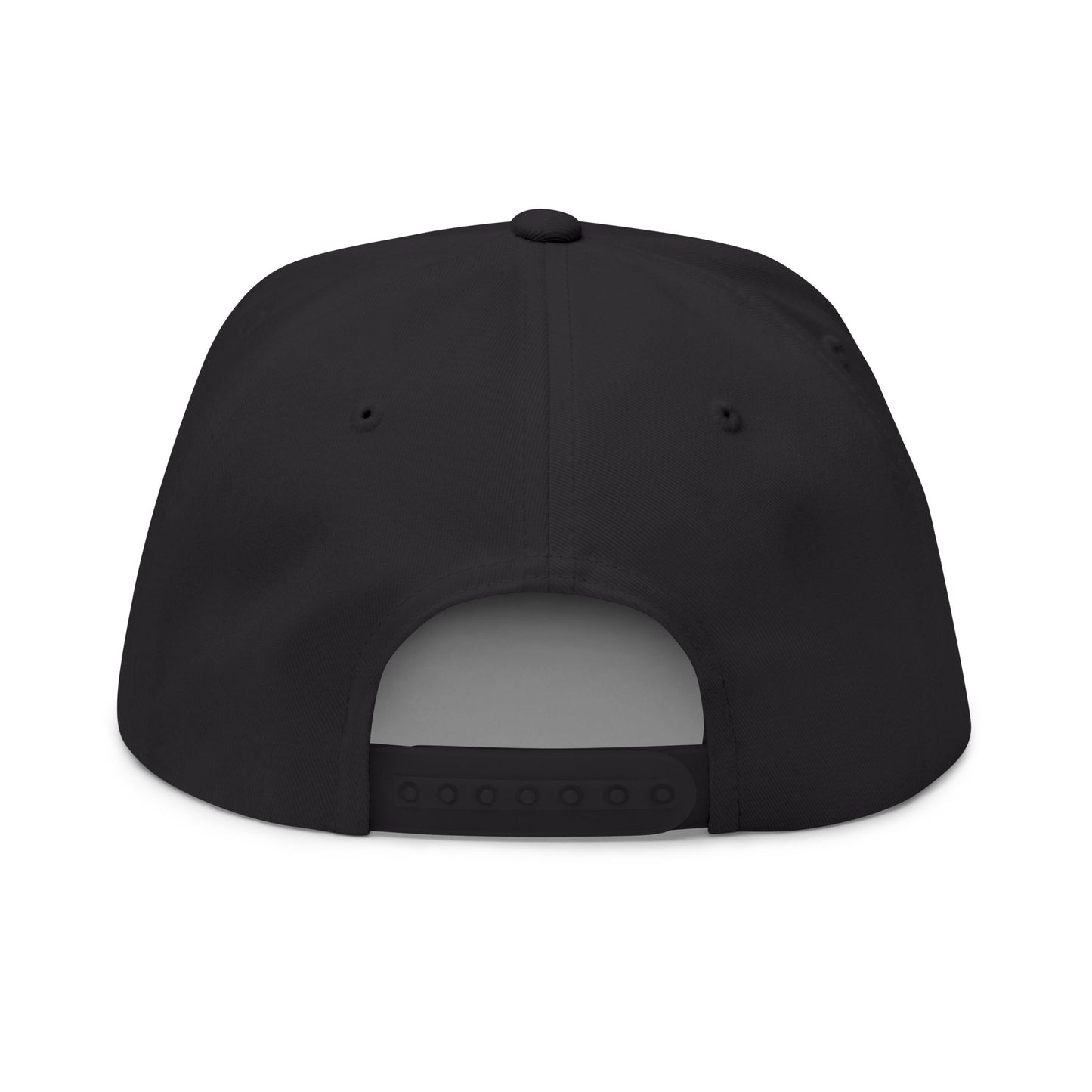 Flat Bill Cap — Embroidered "Adaboy!" Script Snapback