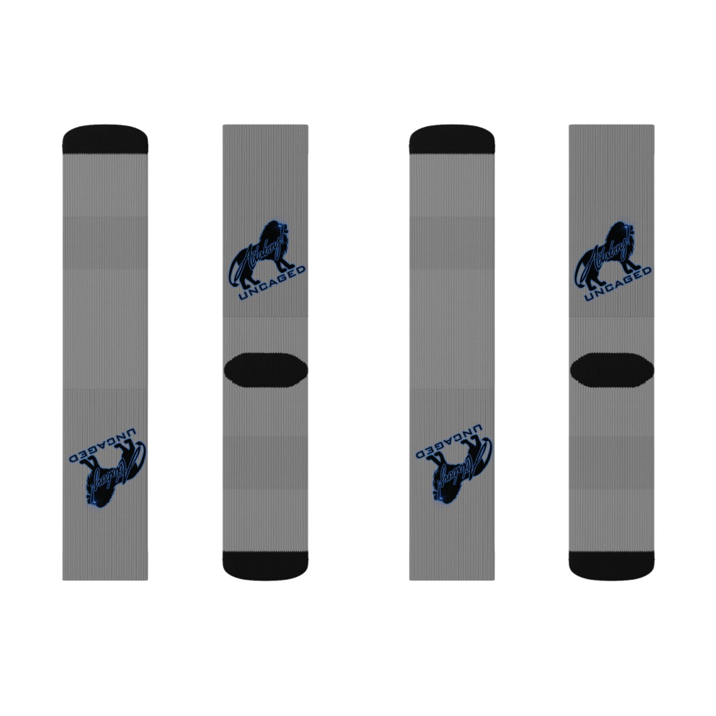 UNCAGED - ADABOY! Graphic Crew Socks