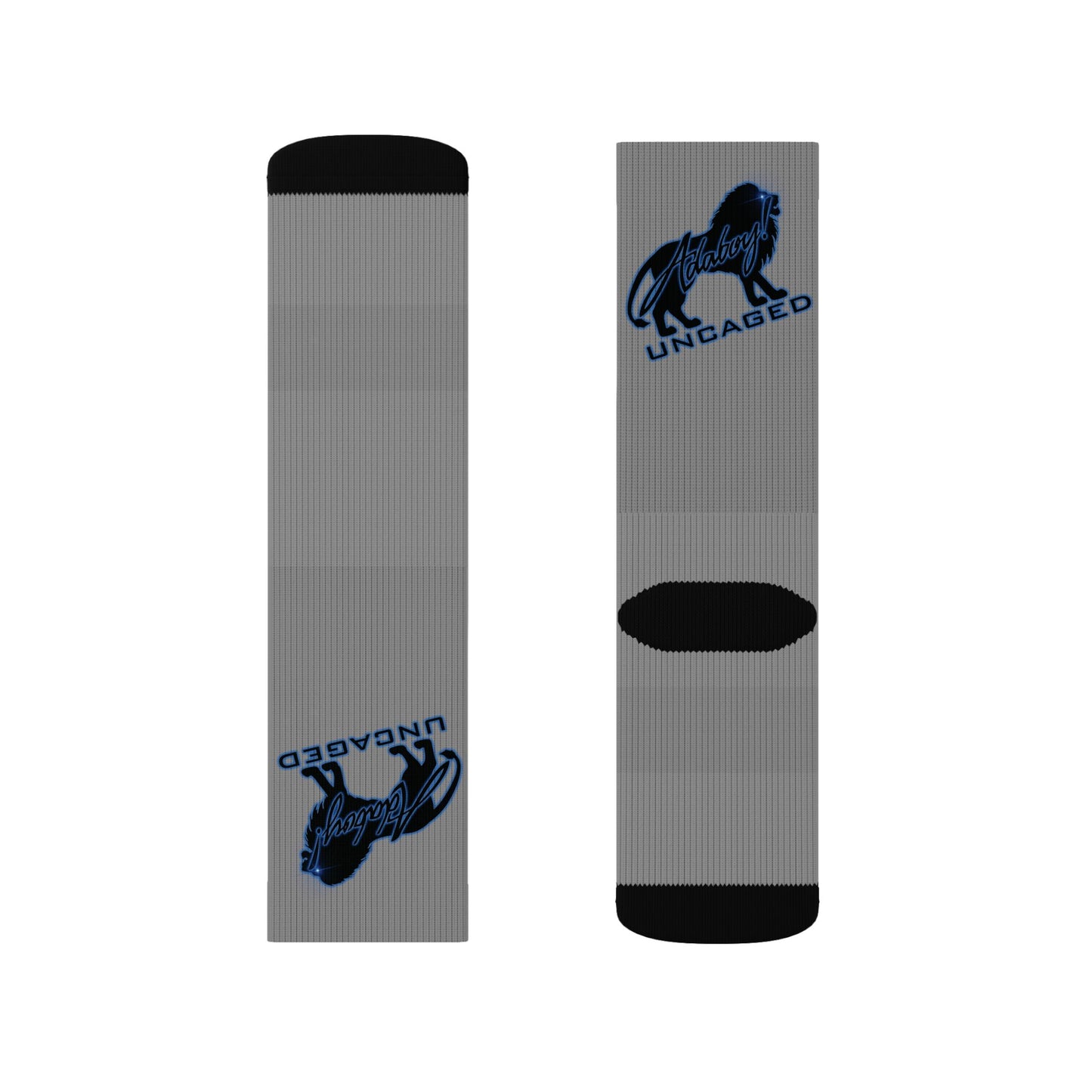 UNCAGED - ADABOY! Graphic Crew Socks