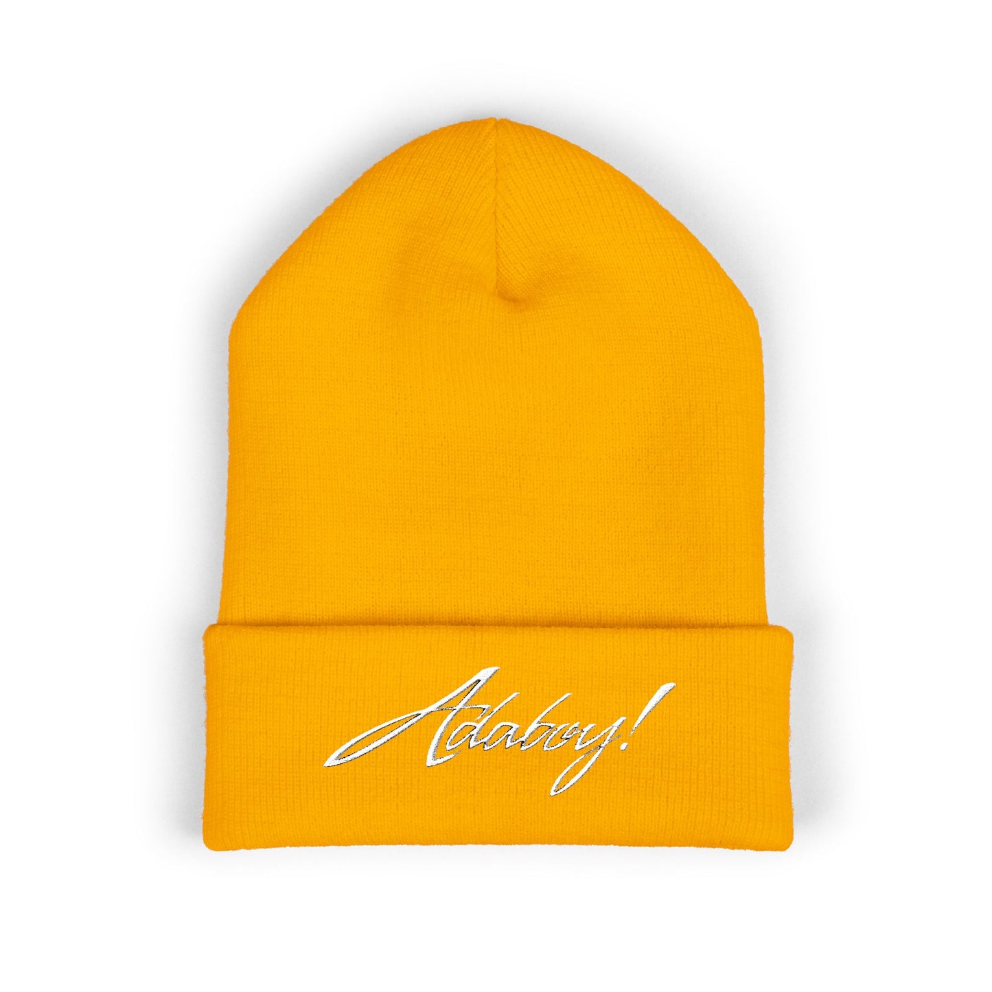 ADABOY! Embroidered Classic Cuffed Beanie